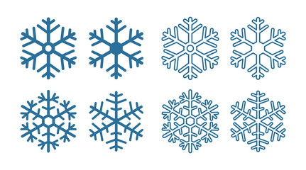 snowflake icon set