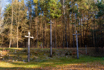 Kopna Góra cmentarz Powstańców Listopadowych, Podlasie, Polska © podlaski49