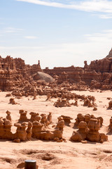 landscape on the Goblin state park in the united states of america