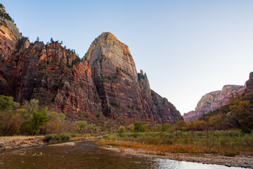 The Great White Throne in Zion Canyon