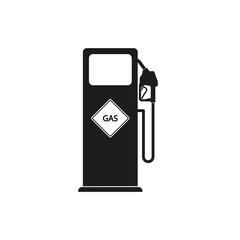 Gas station icon. Simple vector illustration