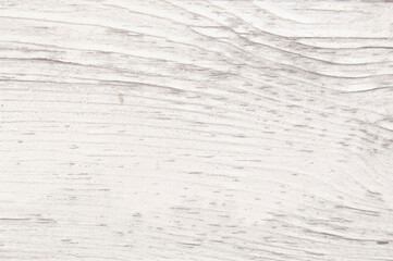 Vintage painted wooden texture. White horizontal background of wood.