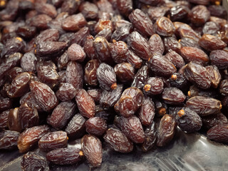 dried dates at a market stall