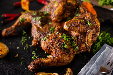 Grilled spicy chicken