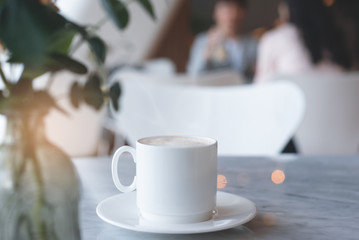 Coffee on table