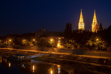 Fototapeta na wymiar Cathedral of Our Lady in Szeged