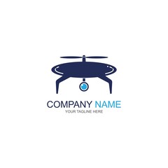 Drone Logo Template Design Vector, Emblem, Design Concept, Creative symbol, Icon