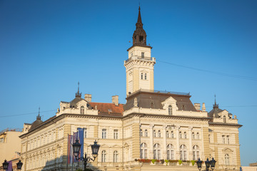 Fototapeta na wymiar Novi Sad City Hall
