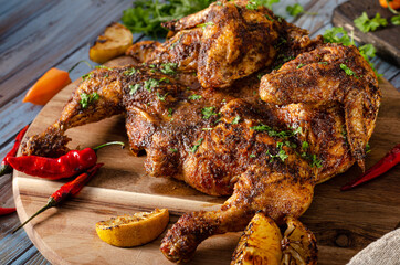 Grilled spicy chicken