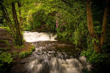 Verwunschener Wasserfall in Irland
