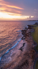 Atardecer en campo de Golf