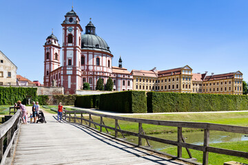 Obraz premium baroque castle Jaromerice nad Rokytnou, Vysocina district, Czech republic, Europe