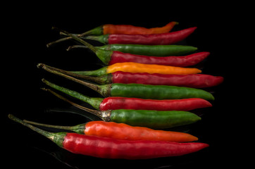  chili peppers with lens