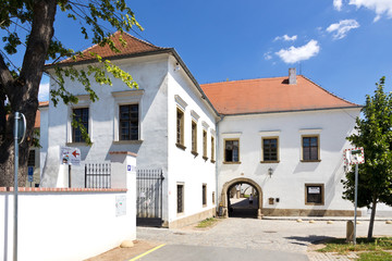 Fototapeta na wymiar renaissance castle Oslavany, Vysocina district, Czech republic, Europe
