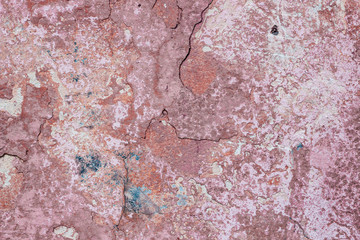 Background of old multicolored cracked paint. Background for designers