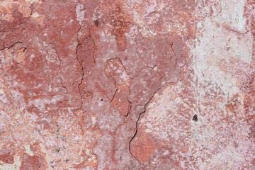 Background of old multicolored cracked paint. Background for designers