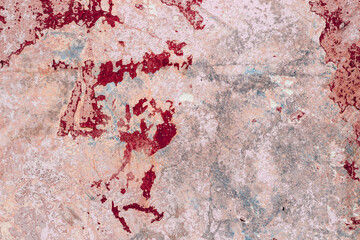 Background of old multicolored cracked paint. Background for designers