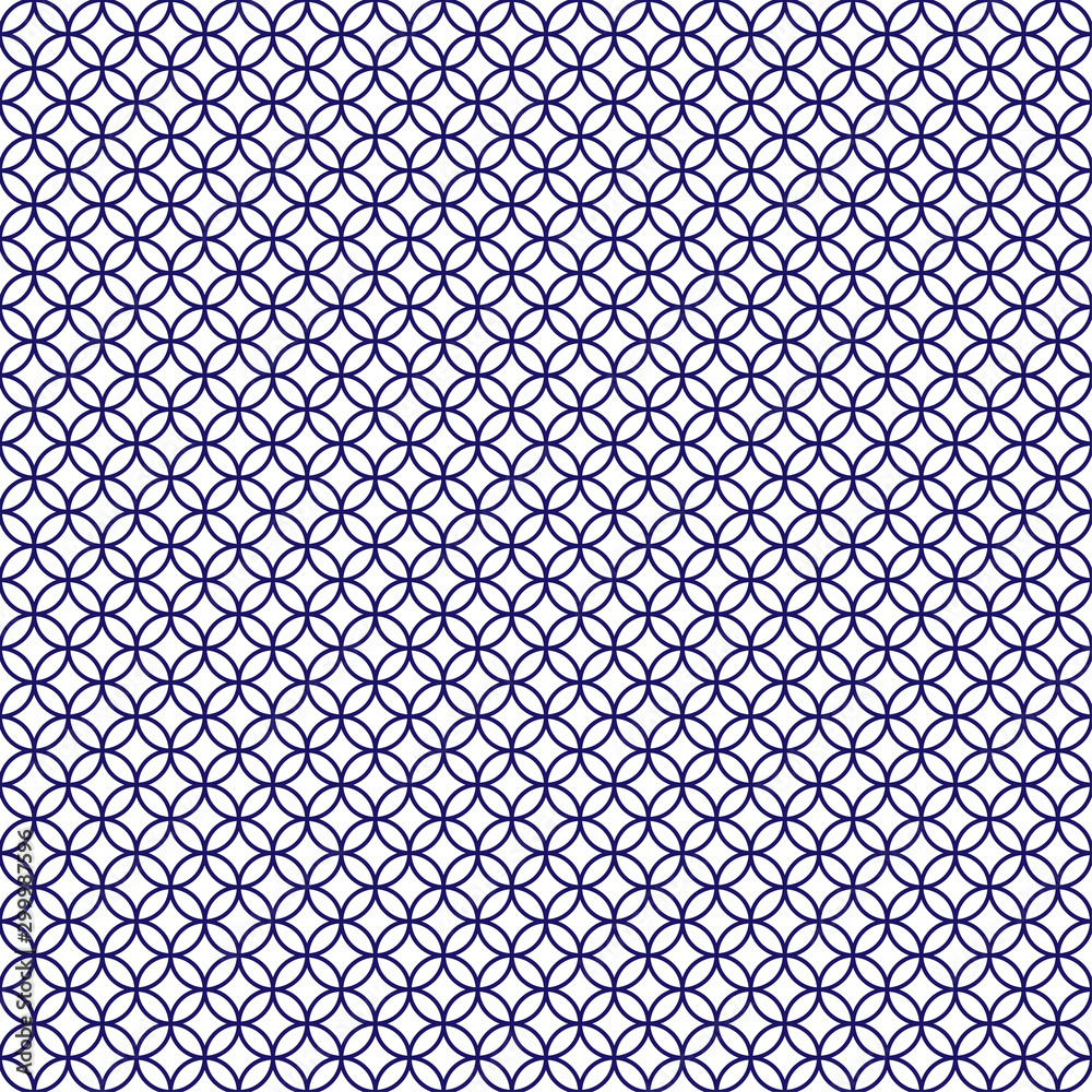 Poster Asian pattern. Asian background. Modern illustration. Seamless tile. Seamless fabric texture print. Beautiful vector pattern. Vector retro illustration. Vintage abstract for print design.
