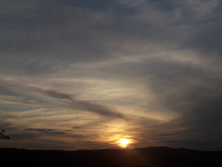 Maravilhoso pôr do sol 