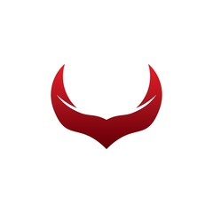 Devil horn Vector icon design illustration