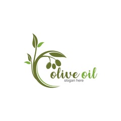 Olive Oil Logo template vector icon design