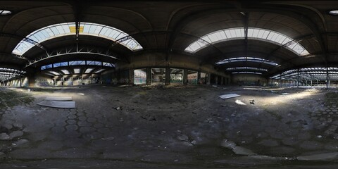 Abandoned Factory HDRI panorama