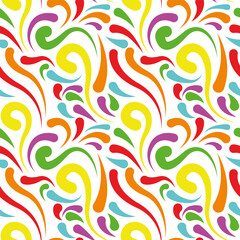 drip lines pattern color vector illustration 