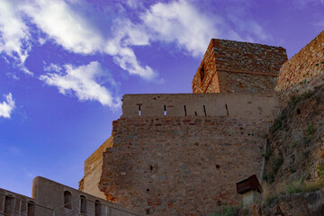 Obraz na płótnie Canvas sagunto castle is a tourist and cultural icon of this city of Alicante in Spain