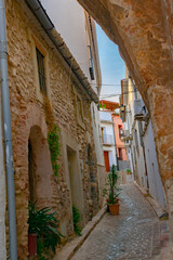 sagunto town  is a tourist and cultural icon of this city of Alicante in Spain