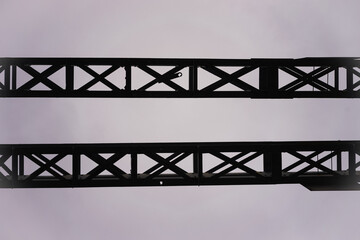 framework from a bridge in stockholm