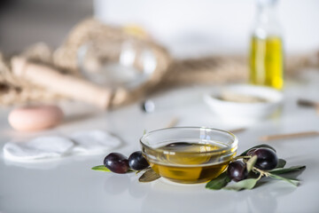 Olive Oil used in Beauty Treatments 