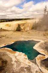 Heiße Quelle im Yellowstone Nationalpark
