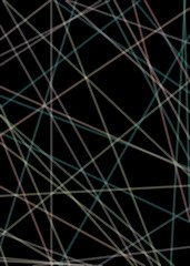 Colorful Lines Random Distribution Computational Generative Art background illustration