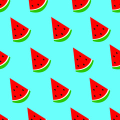 seamless watermelon pattern