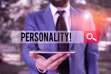 Handwriting text writing Personality. Conceptual photo combination characteristics that form...