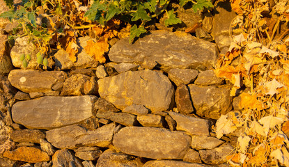 old stone fence