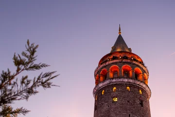 Galata-Turm, historischer touristischer Ort in Istanbul © Freesia