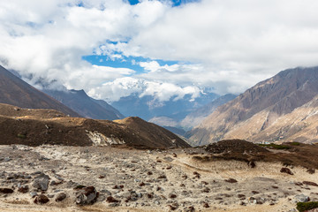 Ama Dablam Mountain. Trekking Everest Base Camp. Nepal.
