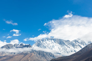 Fototapeta na wymiar Ama Dablam Mountain. Trekking Everest Base Camp. Nepal.