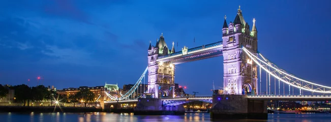 Acrylic prints Tower Bridge tower bridge at night, London, UK