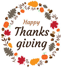 Vector Fall Thanksgiving Frame