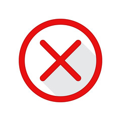 Obraz premium Red cross - vector