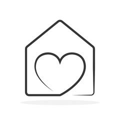 House icon - vector.
