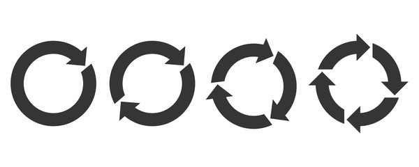 Circle arrows - vector.