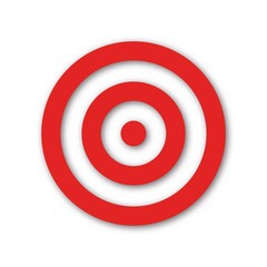 Vector target icon.