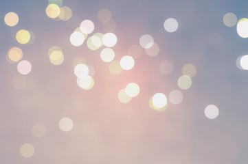 colorful glitter vintage lights background. defocused