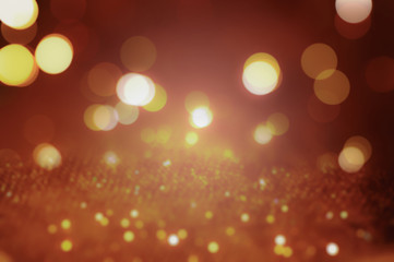 colorful glitter vintage lights background. defocused