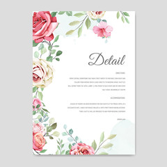 colorful watercolor floral background