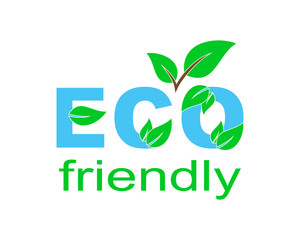 Eco Friendly Environment. Vector design element.