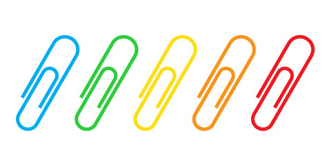 Paper clip icon - vector.